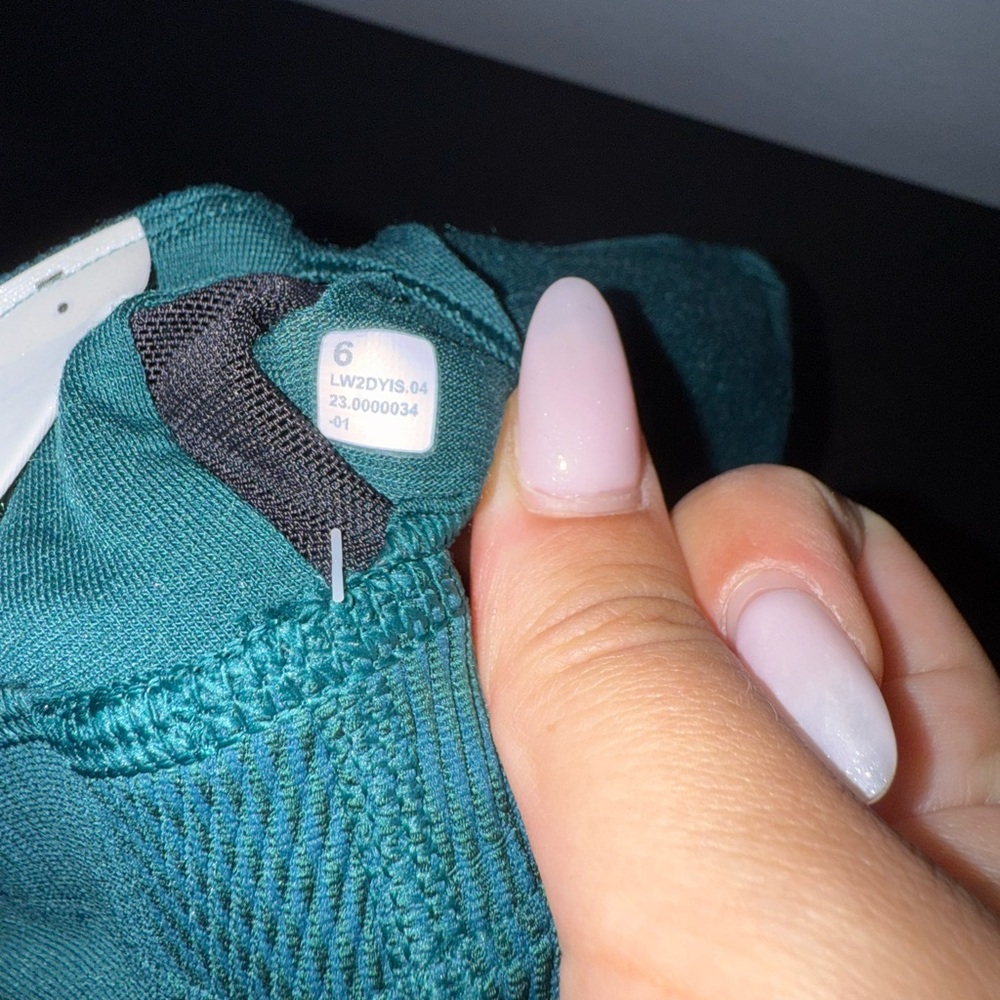 Lululemon Energy Longline Ribbed Bra *Medium Support, B–D Cups - Storm Teal - Picture 6 of 12